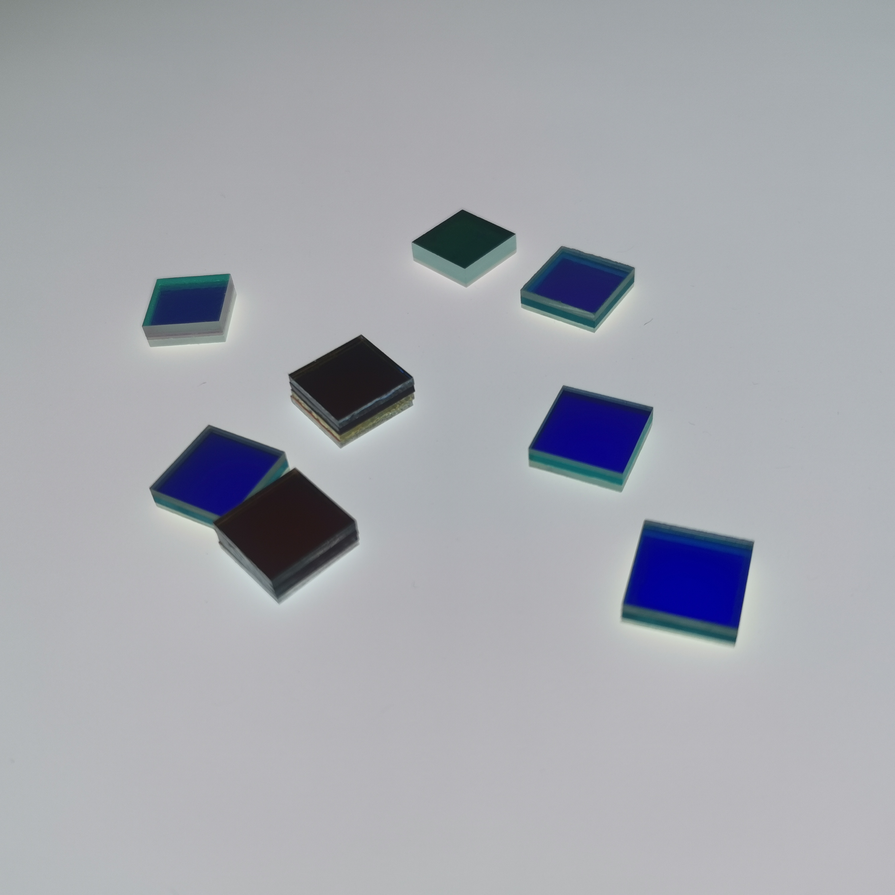 ccd视觉定位激光打标机滤光片激光焊接机镜头用蓝玻璃滤光片