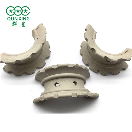 萍乡群星 陶瓷异鞍环 陶瓷散堆 规整填料 冷却塔设备专用填料陶瓷填料