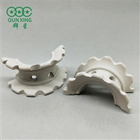 散堆陶瓷冷却塔填料 陶瓷矩鞍环 马鞍环填料 萍乡群星