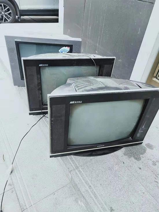 老式背投电视机回收图片