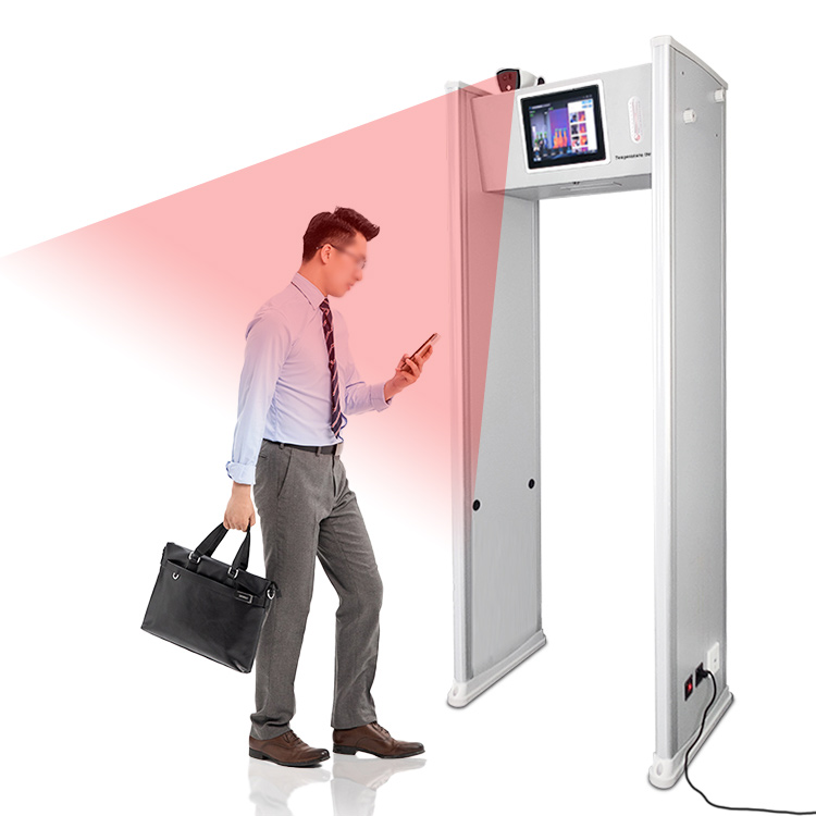 移动测温门地铁移动红外测温门设备安徽移动人体测温门厂家