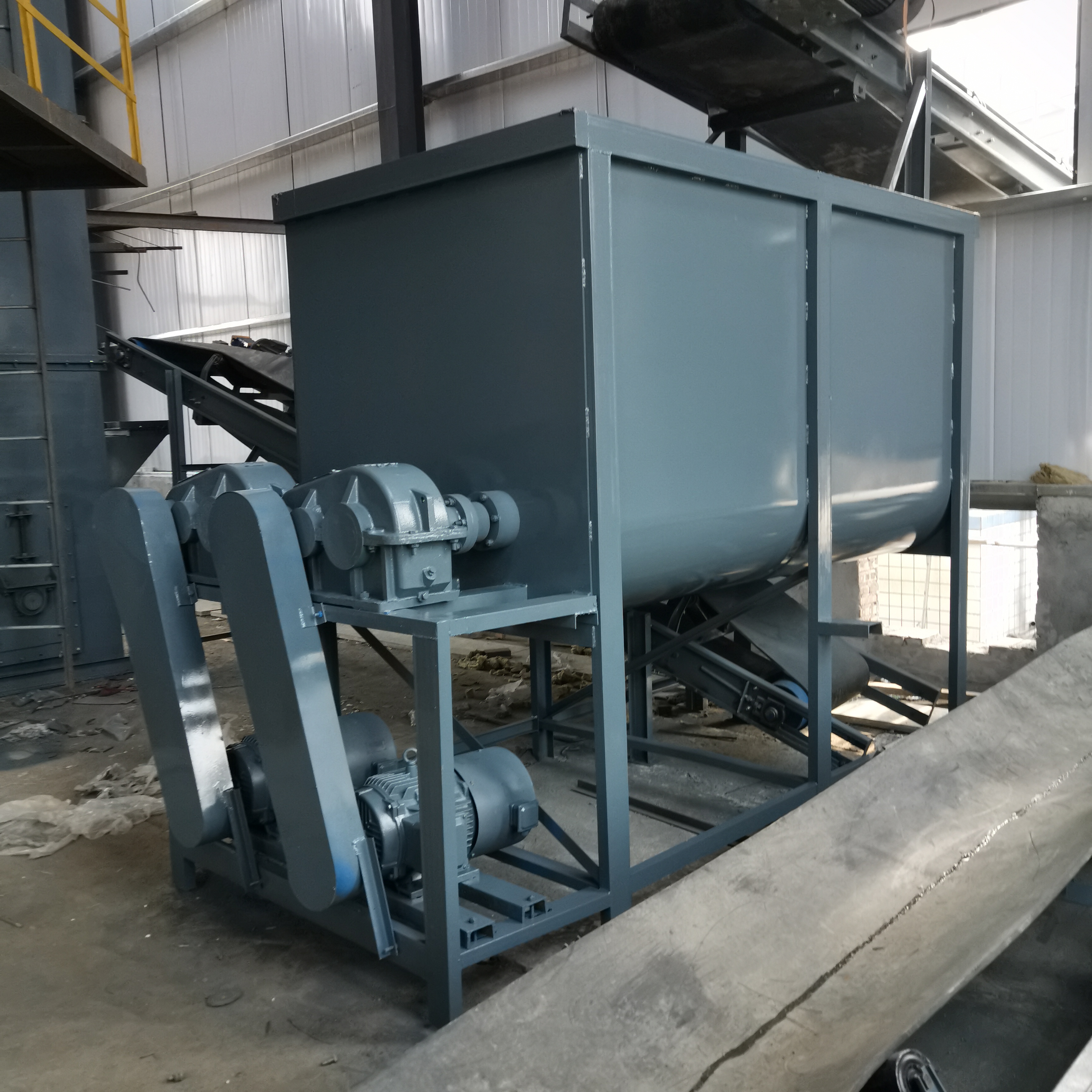 佳兴桨叶状螺带搅拌机塑料颗粒搅拌机腻子粉搅拌机设备