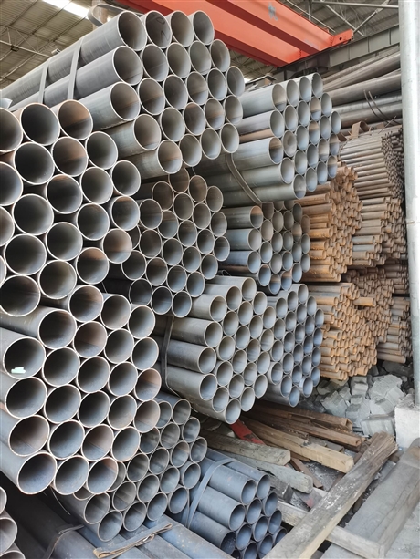 佛山厂家供应焊接管高频直缝焊管脚手架钢管建筑工地架子铁管