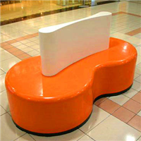 玻璃钢艺术座椅 异形休息椅定制