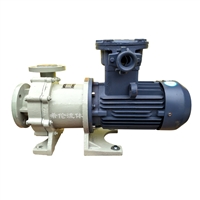 卧式磁力驱动泵 CQB65-50-160F 氟塑料材质 耐腐蚀