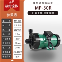 温州磁力泵 MP-30R 工程塑料磁力驱动泵