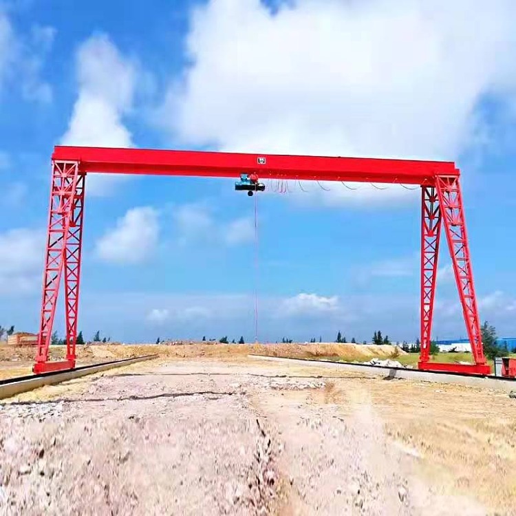 上下起吊16吨32吨单梁龙门吊 运行稳定单梁行吊 箱式起重机设备