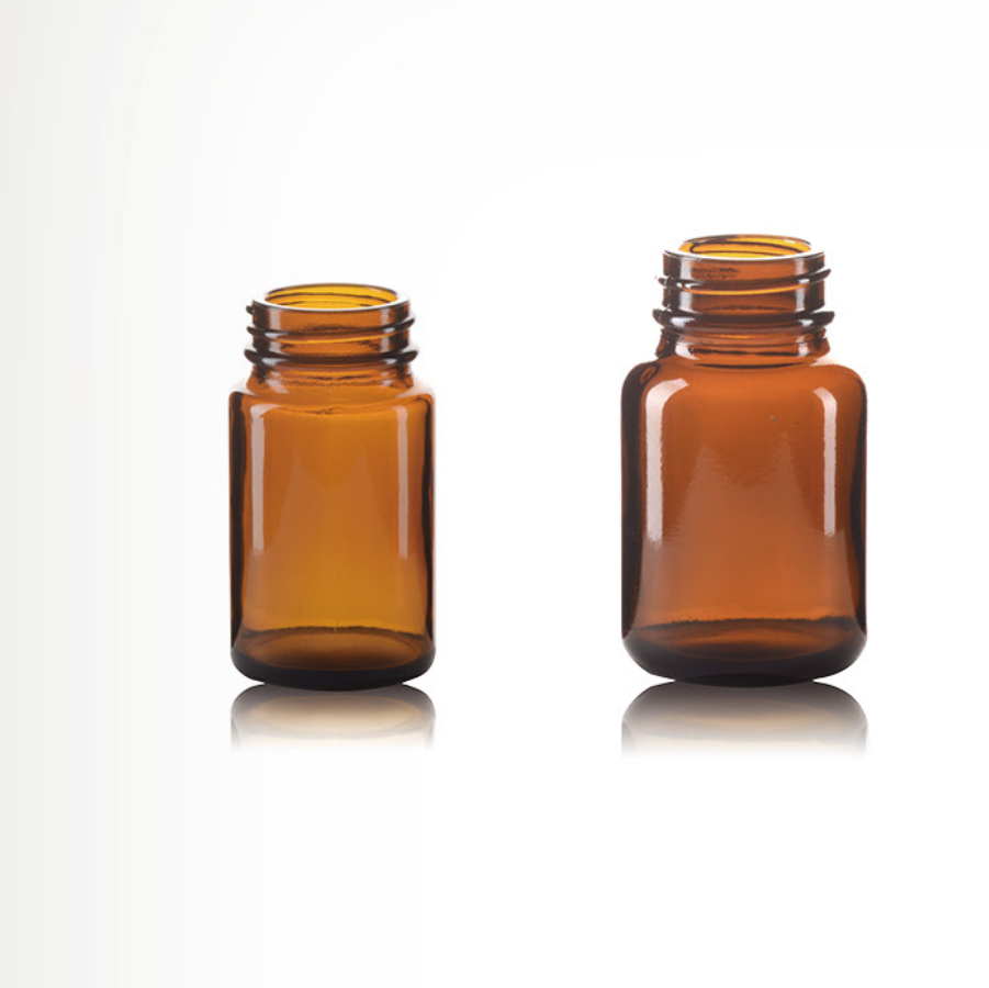棕色瓶钠钙玻璃药瓶盛物瓶口服液瓶药片瓶