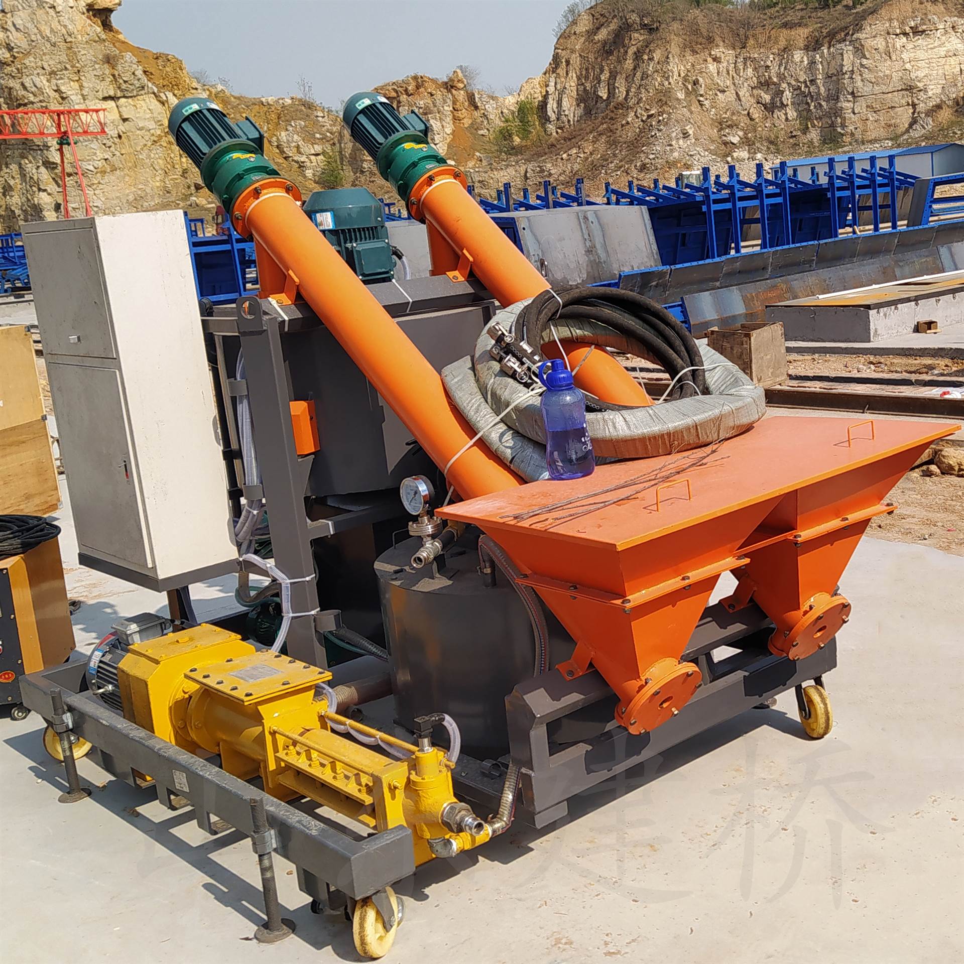 水泥压浆机桥梁预应力自动数控压浆机