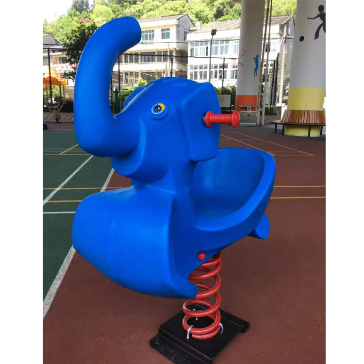 户外塑料摇摇乐双人塑料弹簧摇马