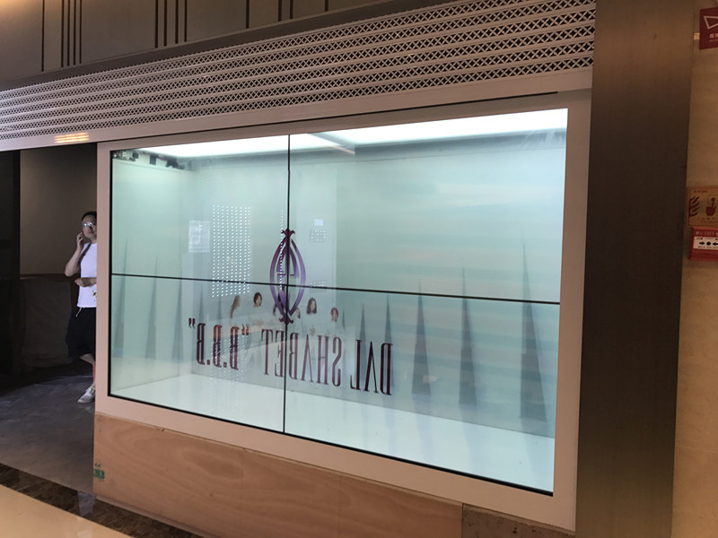 淄博触控式液晶透明展示柜