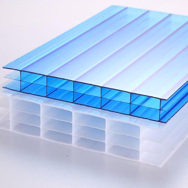 三层阳光板透明雨棚遮阳板采光板