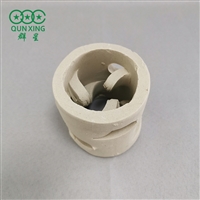 萍乡群星 供应陶瓷鲍尔环化工填料 塔内件陶瓷填料