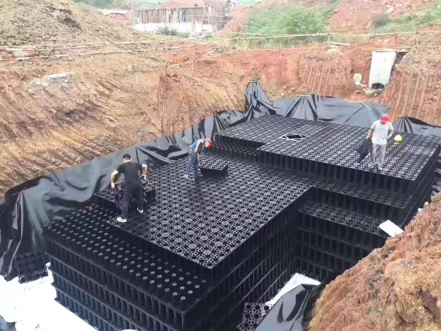 渝中雨水收集系统pp蓄水模块上门安装
