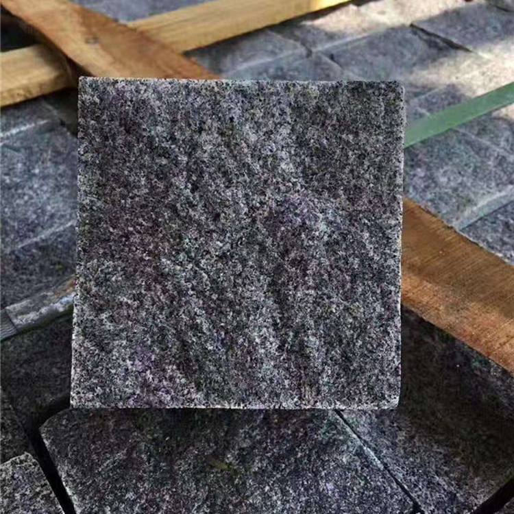 芝麻黑石材加工 芝麻黑荔枝面厂家批发 芝麻黑地砖