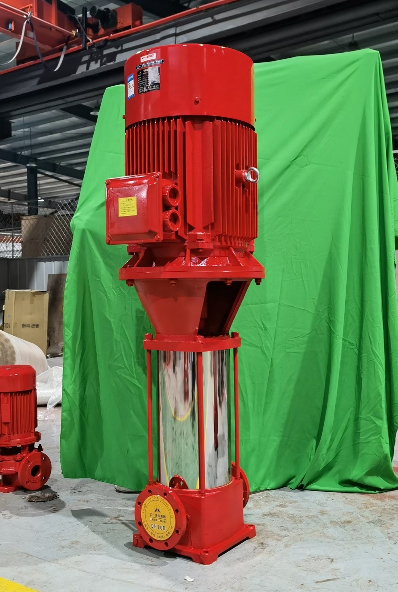 卧式消防泵xbd7525100l多级消火栓泵