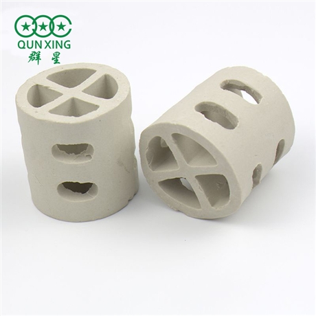 萍乡群星 陶瓷十字隔板环 陶瓷十字环填料 陶瓷填料散堆十字隔板环 厂家供应