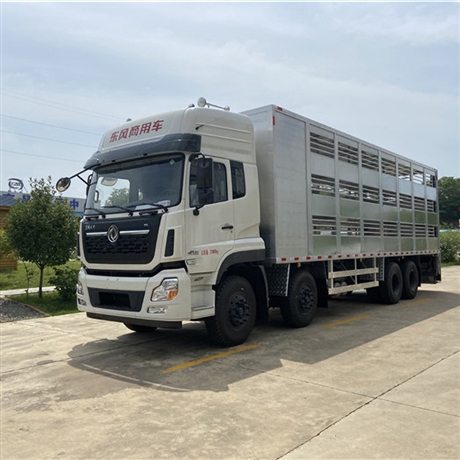 76米车厢大猪运输车车厢6米东风雏猪运输车程力集团双层畜禽运输车