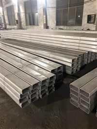 电力工程用打眼加工201不锈钢方矩形管