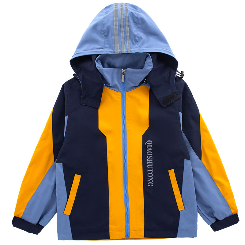 新款冬季校服学生装艾咪天使中小学团体服冲锋衣