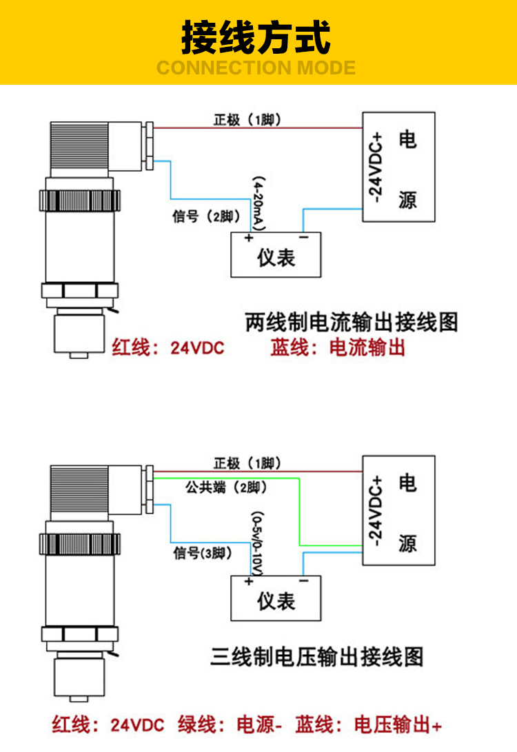 pt100二线制接线图图片