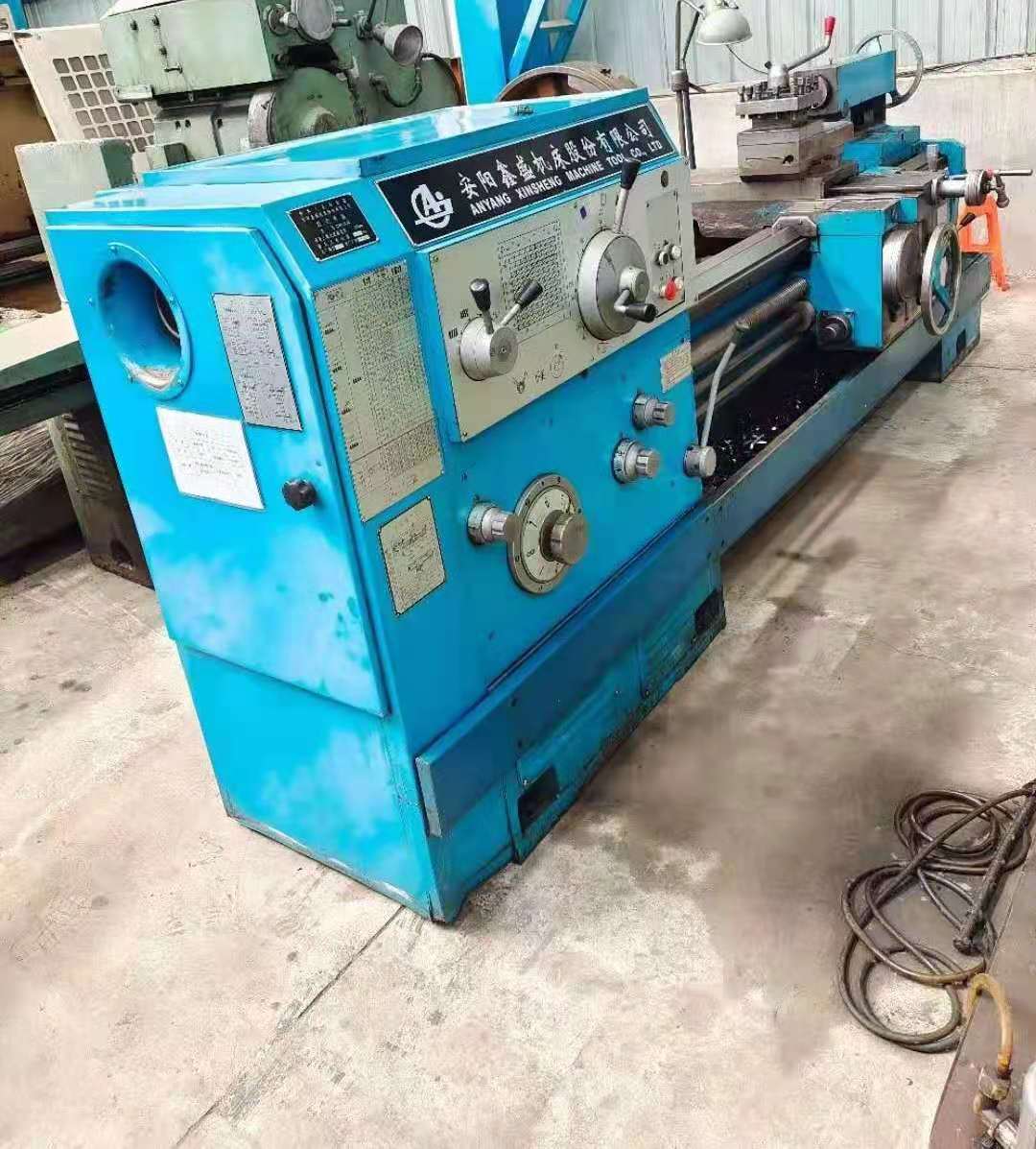 机械厂急售二手安阳鑫盛cw6163b卧式车床二手鑫盛普车二手1.5米车床