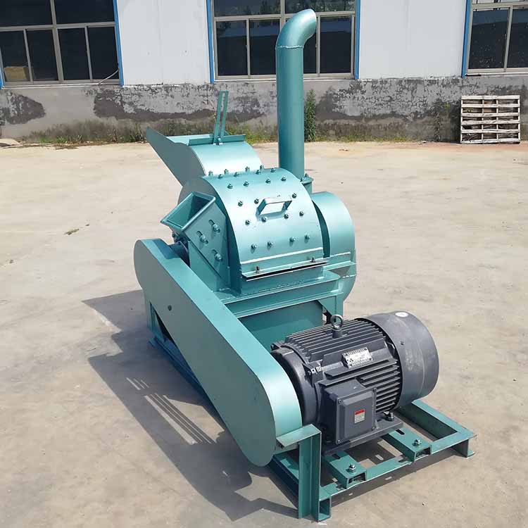 树皮竹子锯末木材粉碎机 大型木材树枝打锯末机