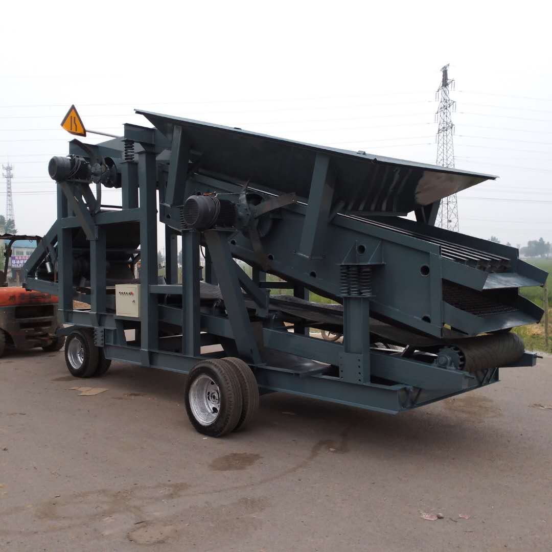 大型筛砂设备筛石头砂石分筛机振筛式砂石分离机石阔机械