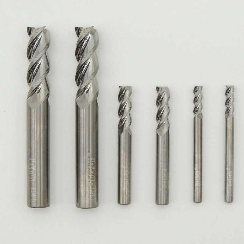 三刃铝用铣刀硬质合金钨钢数控刀具
