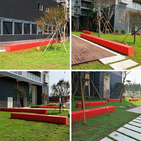 玻璃钢座椅 树池花池座椅 来图来样加工定做