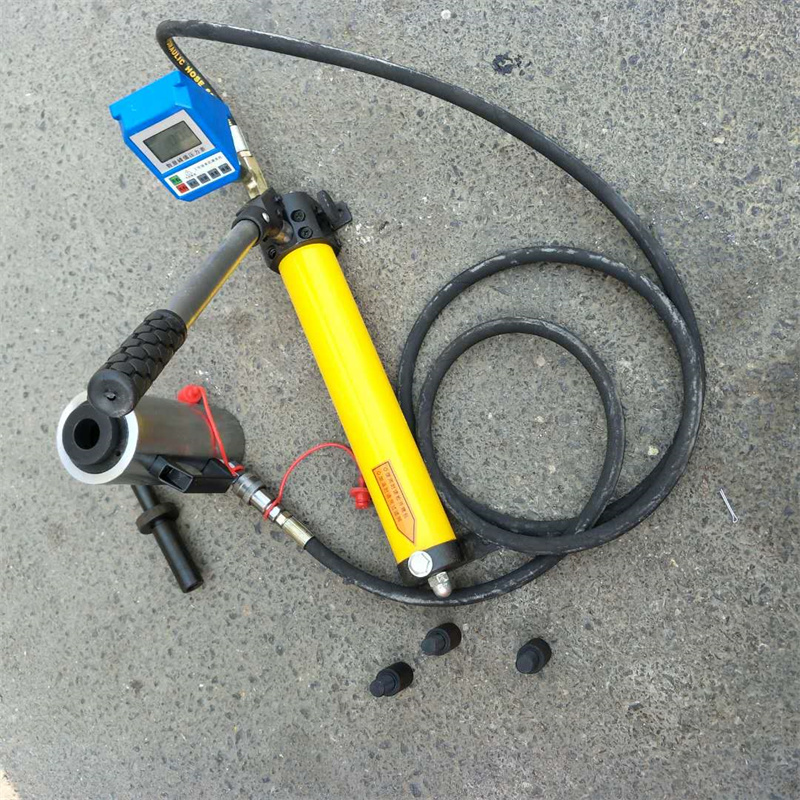 鑫宏供应微型锚杆拉拔仪手动液压钢筋拉拔仪抗拔力检测锚杆器