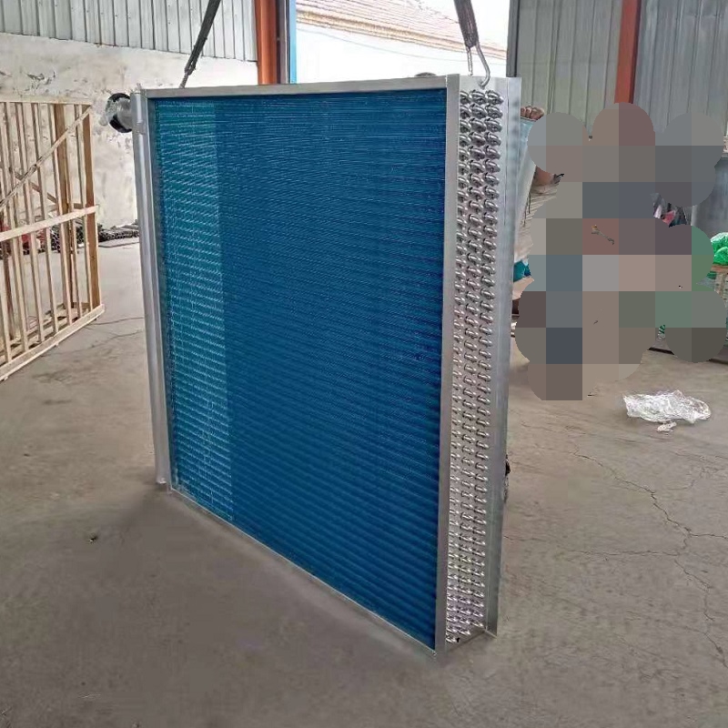 表冷器铜管铝翅片蒸发器空调机组空气冷却器