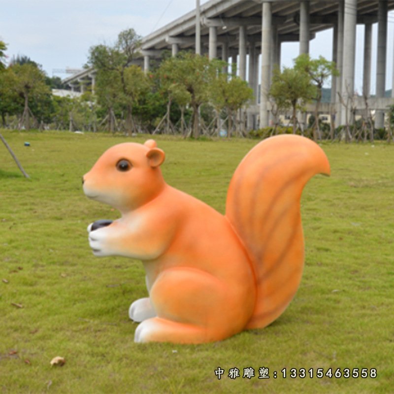 公园玻璃钢动物景观雕塑
