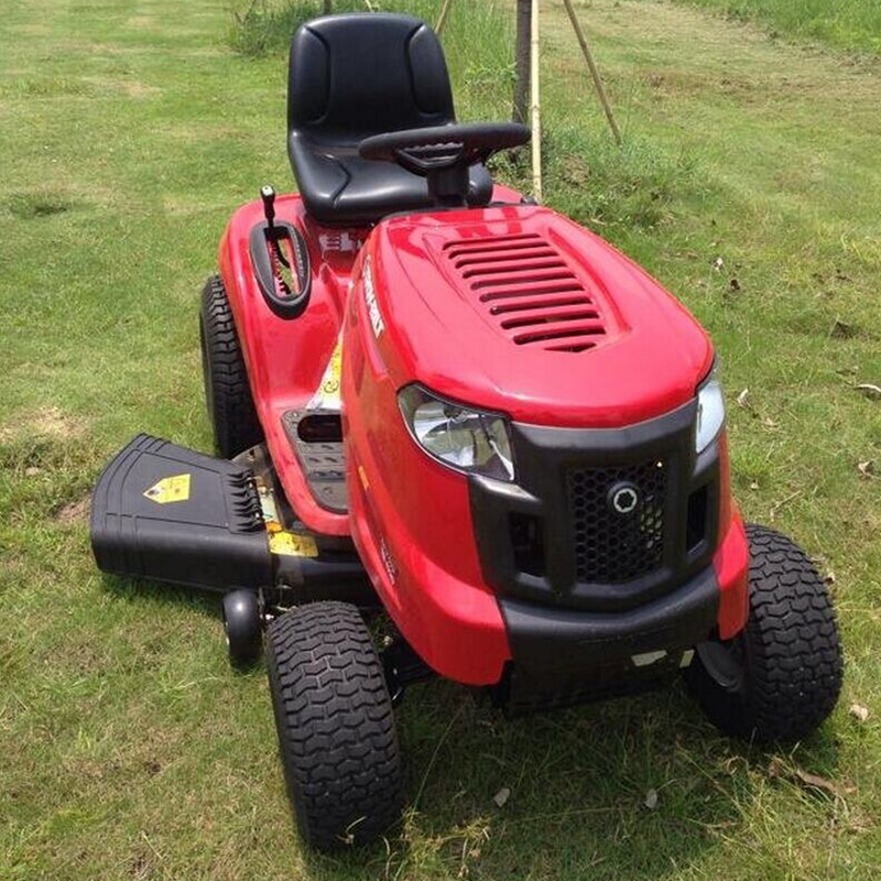 双刀侧排割草机座驾式四轮除草机川崎后排座驾割草机厂