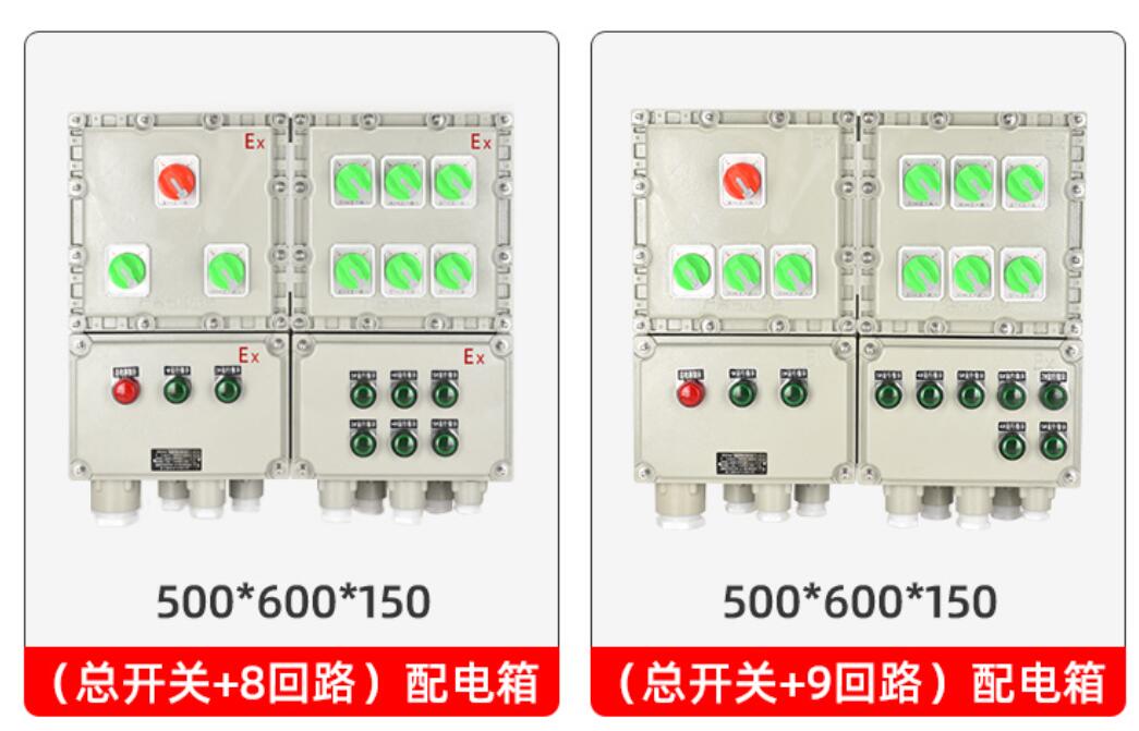 現(xiàn)場(chǎng)粉塵防爆防腐配電箱IIC 多回路防爆動(dòng)力配電箱廠家 嘉然