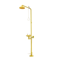 河源洗眼器BTF21不锈钢复合式冲淋洗眼器 深圳BTG11挂壁式洗眼器