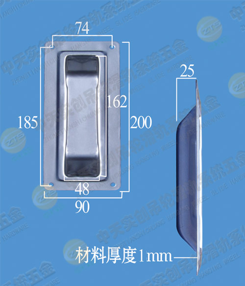 供應(yīng)工業(yè)門扣手、彩鋼推拉門扣手、大門扣手、平移門扣手