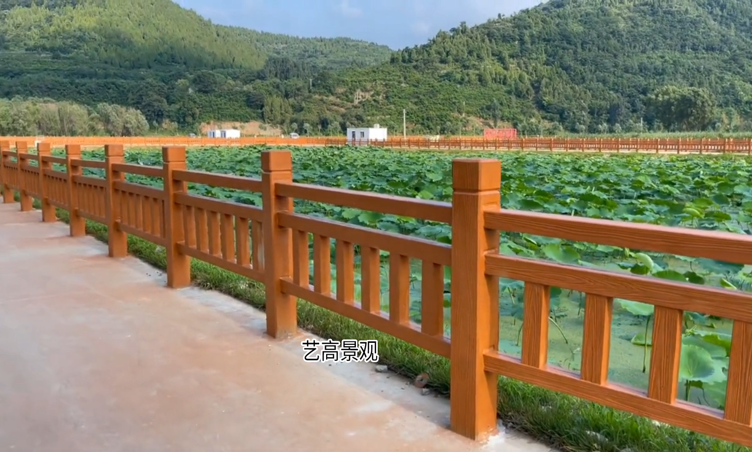 广东仿木护栏景观工程报价 广州水泥仿木栏杆厂家价格多少钱一米