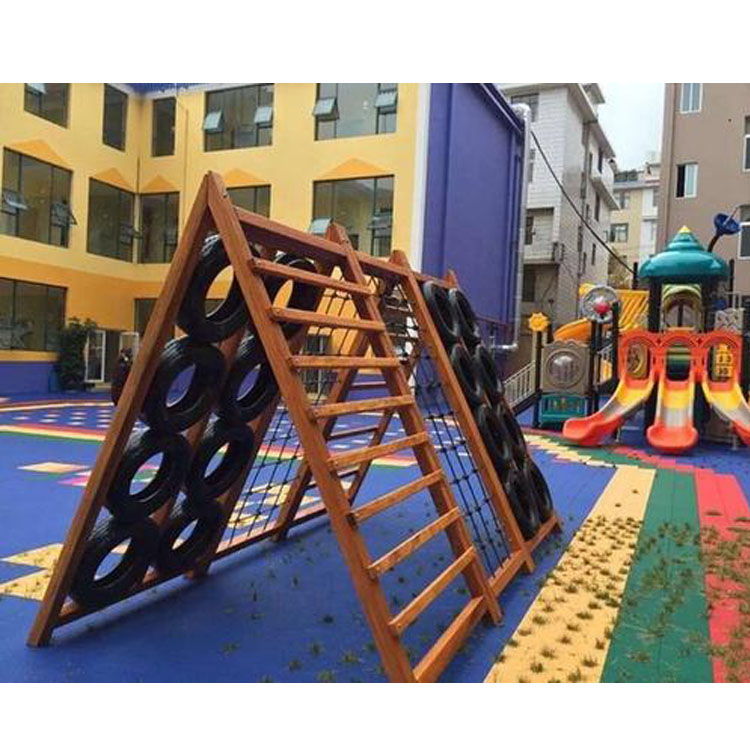 实木儿童攀爬架体能训练攀爬组合