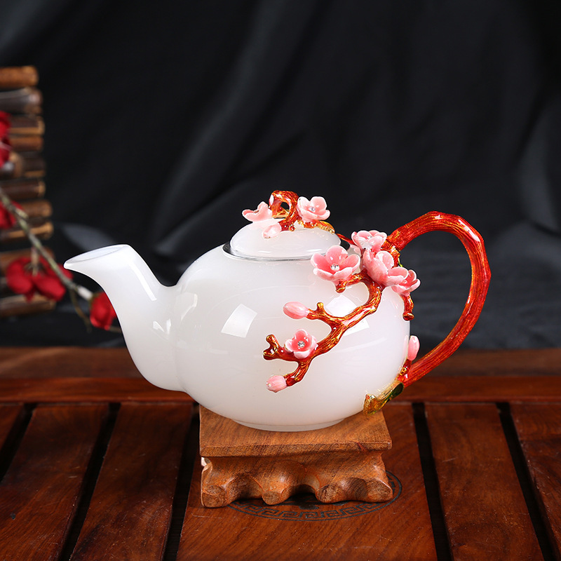 铅锡合金工艺品摆件定制 手工珐琅彩茶具配件 工艺品加工定做