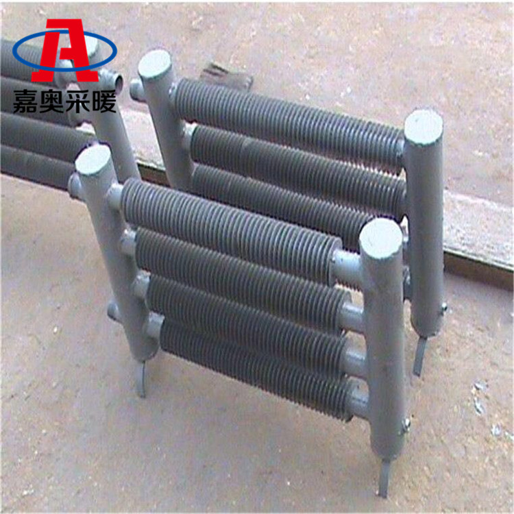 嘉奥 圆翼大棚翅片管散热器 钢制高频焊翅片管对流散热器