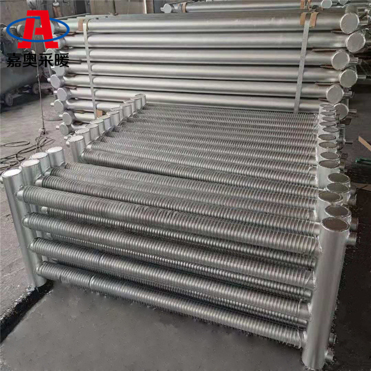 嘉奥 钢制翅片散热器 厂房车间高频焊翅片管散热器