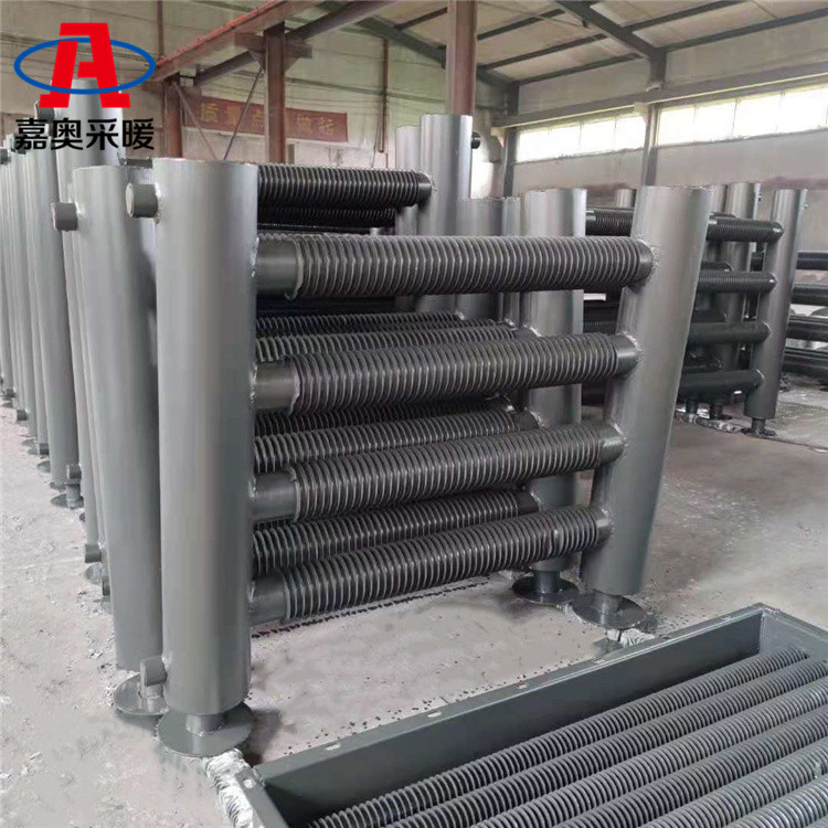 嘉奥 翅片式暖气片的优缺点 SRZ7*7Z热镀锌缠绕大棚散热器