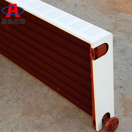嘉奥 生态园用翅片管散热器 翅片式暖气片
