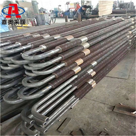 嘉奥 钢管铝翅翅片管暖气片 钢制高频焊翅片散热器