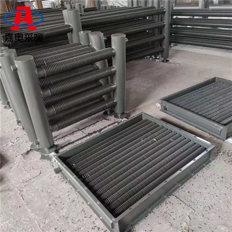 嘉奥 蔬菜大棚翅片管散热器 钢管铝翅暖气片