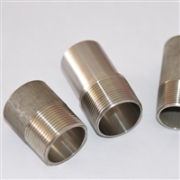 不锈钢制品加工  车螺纹石油管件接头
