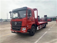 150挖机平板拖车 东风华神F5单桥 板长6.5米 中型钩机运输车