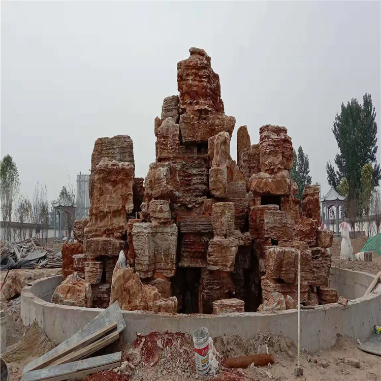 硕铭 保定假山石材厂家 别墅假山