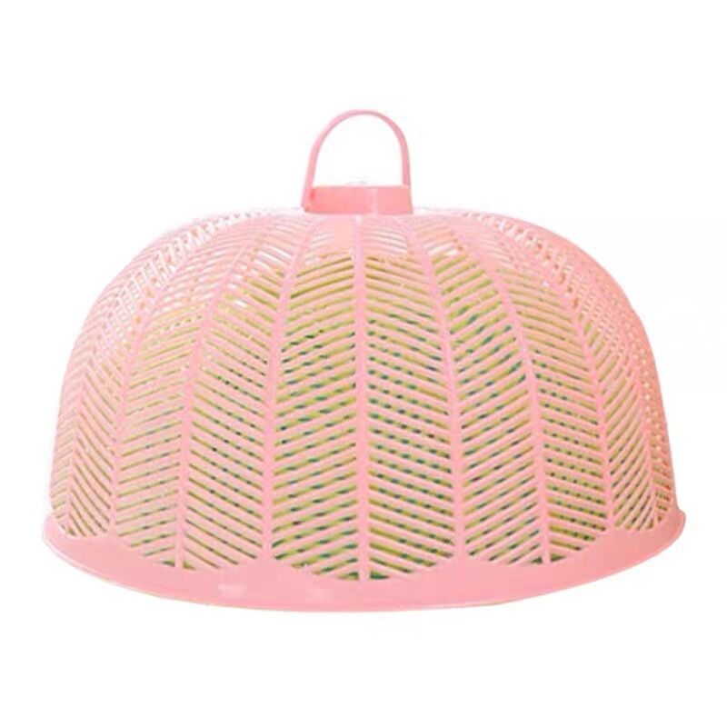 塑料圆形菜罩家用小号防蝇防蚊迷你饭菜食物罩批发赠送